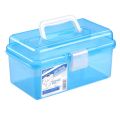 BB Multipurpose Clear Plastic Craft Storage Box Tool Boxes / Sewing / First Aid Organizer Art Storage with Handle and Lock. 