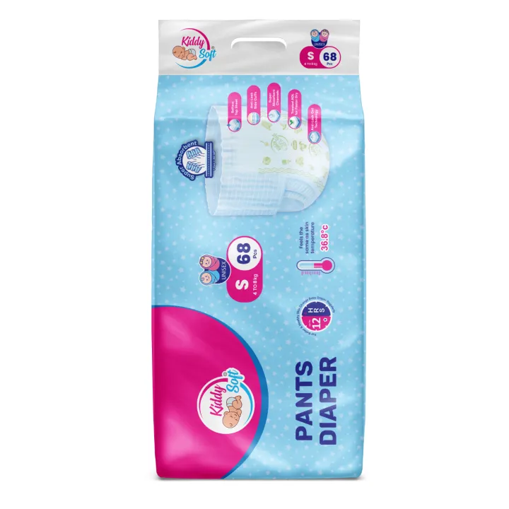 Kiddy%20Soft%20Baby%20Diaper%20Pants%20%7C%20Small%20Size%20Baby%20Diapers%20(4-8%20Kg)%20%7C%2068%20Pieces%20%7C%20Anti-Lock%20Gel%20Technology%20%7C%20Upto%2012%20hours%20Absoprtion%20-%20Image%202