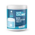 Safe Chlor Tab 1000 | Chlorine Tablets for Water Tanks of 1000 Ltrs, Overhead & Underground Water Tanks; Water Purification Tablets Kills Bacteria and Prevents Algae; Pack of 30 Tablets for 30000 Ltrs. 