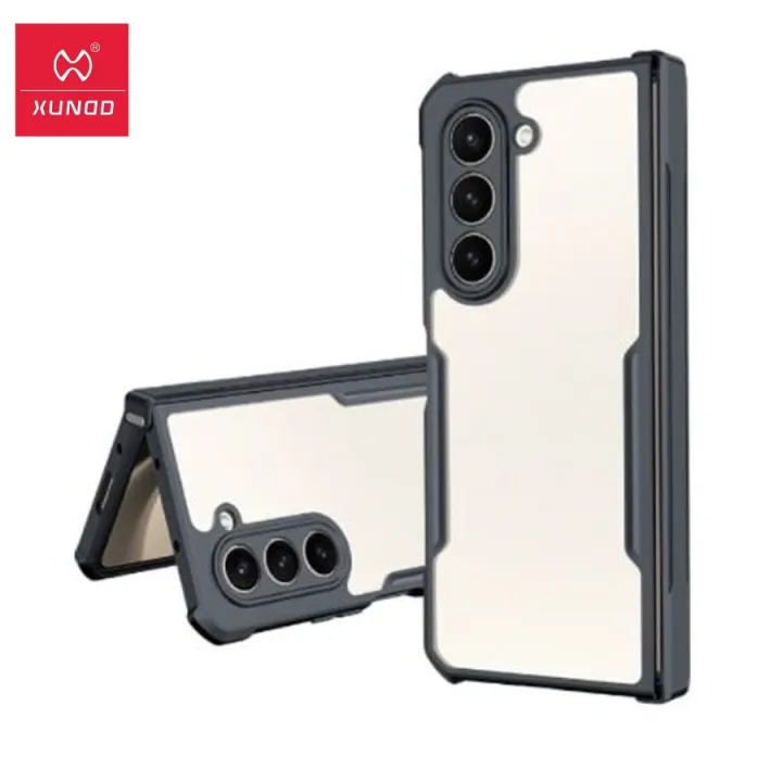 Xundd%20For%20Samsung%20Galaxy%20Z%20Fold5%20Case%20Z%20Fold%205%20Phone%20Cover%20Shockproof%20Protective%20Shell%20Transparent%20Clear%20Cases%20-%20Image%202