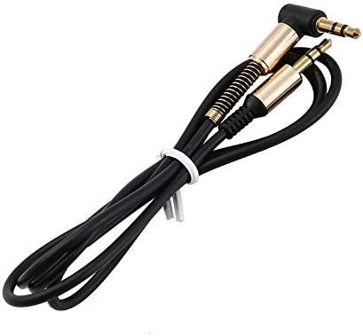 3.5Mm%203%20Pole%20Audio%20Auxiliary%20Input%20Adapter%20Male%20To%20Male%20Right%20Angle%20Tpe%20Aux%20Cable%201M%20For%20Headphones,%20Car,%20Home%20Stereos,%20Speaker,%20Echo%20&%20More%20-%20Image%203