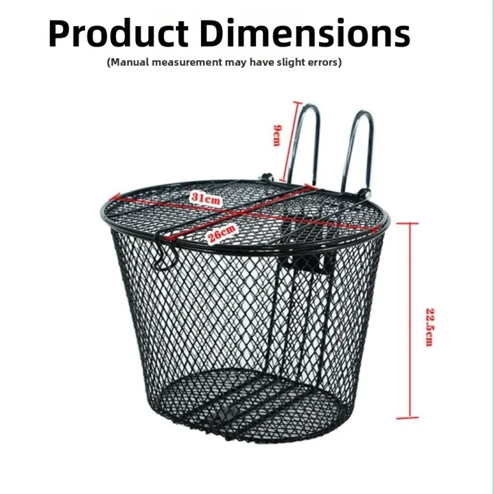 New%20Easy%20To%20Install%20Portable%20Hanging%20Basket%20Iron%20Free%20Installation%20Large%20Cart%20Basket%20Durable%20Adjustable%20Bike%20Rear%20Mesh%20Basket%20-%20Image%202