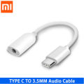 NEW 【7efc9af3】Original for type c to 3.5mm audio female Jack cable earphone line for mi cc9 pro 8 9 se 9t A2 remid note 8 7 pro. 