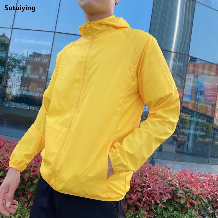 Sutuiying Original Special Offer Fashion Casual Jacket Anti-scratch Windbreaker Jacket Pockets Men Ultra Thin Sun Protection Coat Versatile Fishing Clothes