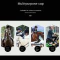 Safety Breathable Equestrian Helmet Durable UltraLight Knight Cap Adjustable Horse Equipment Horse Riding Hat Summer. 