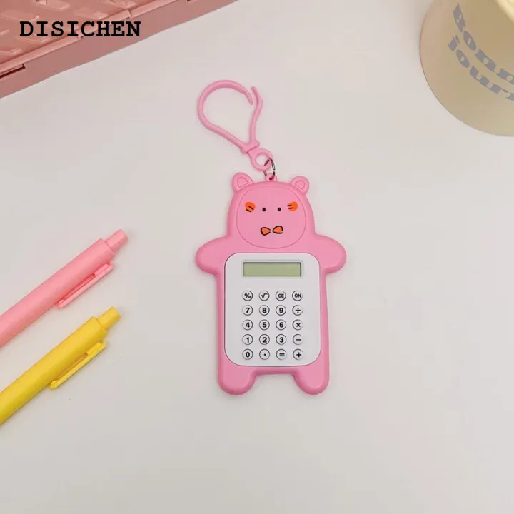 DISICHEN%20%E3%80%902025%20Version%E3%80%91%20School%20Supplies%20Calculator%20Battery%20Powered%20Counting%20Creative%20Cute%20Bear%20Shape%208-Digit%20Desktop%20Small%20Calculator%20-%20Image%206