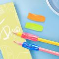 4pcs/bag Colorful Silicone Pen Holder Baby Practice Writing Tool Correction Device Fish Pencil Grip Writing Aid Grip Stationery. 