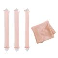 Hair ToolsCurling Irons Pieces/SetsNon-Heat Styling Rollers 4 Pack Large Goose Down Curler Set with Silk Scarf Leopard Print Day Vividaea Curler Set. 