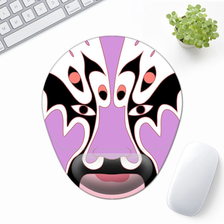New%20specials%20Peking%20Opera%20Mask%20Ergonomic%20Mouse%20Pad%20Wrist%20Rest%20Non-Slip%20Rubber%20Desk%20Mat%20Pad%20Under%20Hand%20Office%20Mouse%20Carpet%20Wristband%20Jessica%20-%20Image%209