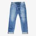 Light Blue Necked Jeans Pant For Men. 