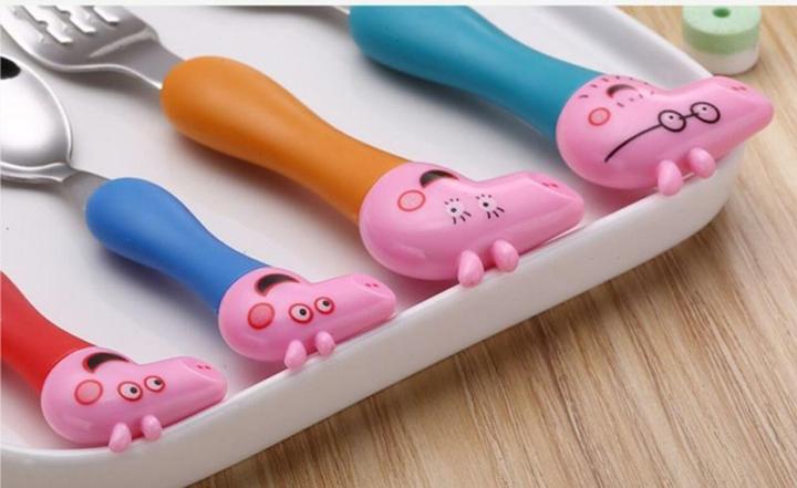 Kids%20Zone%20-%20Kids%20Peppa%20Pig%20Tableware%20Spoon%20&%20Fork%20Stainless%20Steel%204%20Pcs%20Set%20-%20Image%204