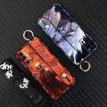 protective Dirt-resistant Phone Case For Samsung Galaxy S20FE/S20 Fan Edition/S20 Lite Wristband ring Cartoon Lanyard. 
