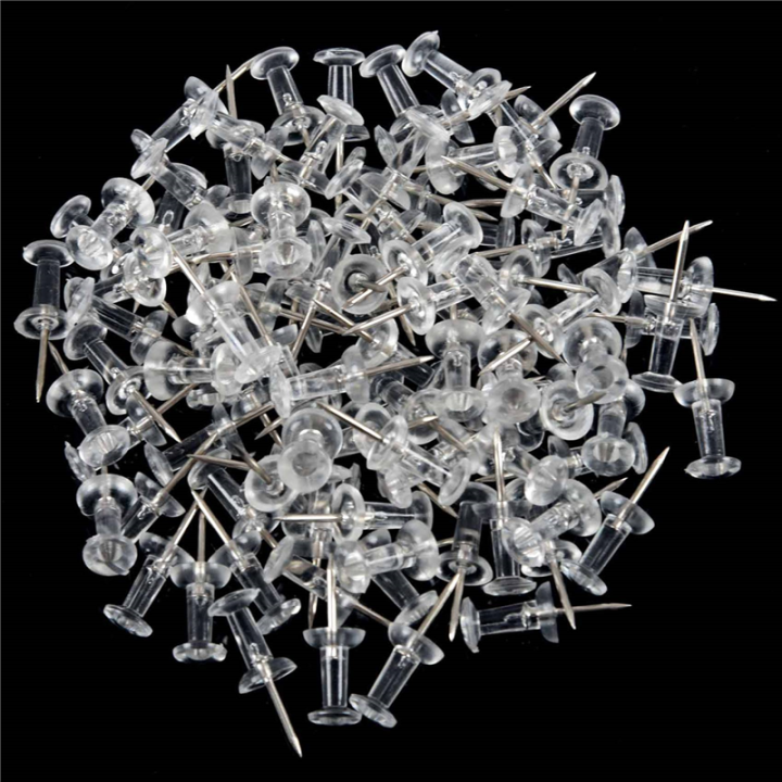 fasdaga%20300%20Pcs%20Push%20Pin%20Thumb%20Clear%20Color%203/8inch%20Drawing%20Cork%20Board%20Office%20Pushpin%20-%20Image%205