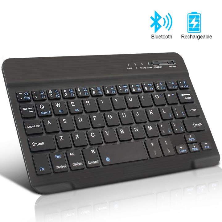 Wireless Rechargeable Mini Bluetooth Slim Keyboard
