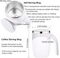 Automatic Coffee Mug With Magnetic Stirrer. 