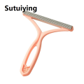 Sutuiying transparent bag Silicone Double Sided Pet Hair Remover Lint Remover Clean Tool Shaver Sweater Cleaner Fabric Shaver Scraper for Clothes Carpet. 
