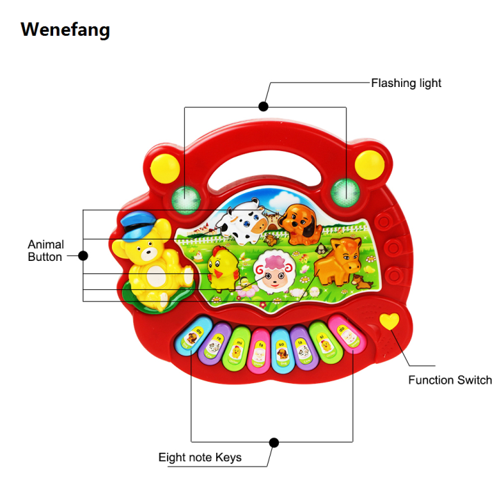 Wenefang%20Baby%20Musical%20Toy%20with%20Animal%20Sound%20Kids%20Piano%20Keyboard%20Electric%20Flashing%20Music%20Instrument%20Early%20Educational%20Toys%20for%20Children%20-%20Image%206
