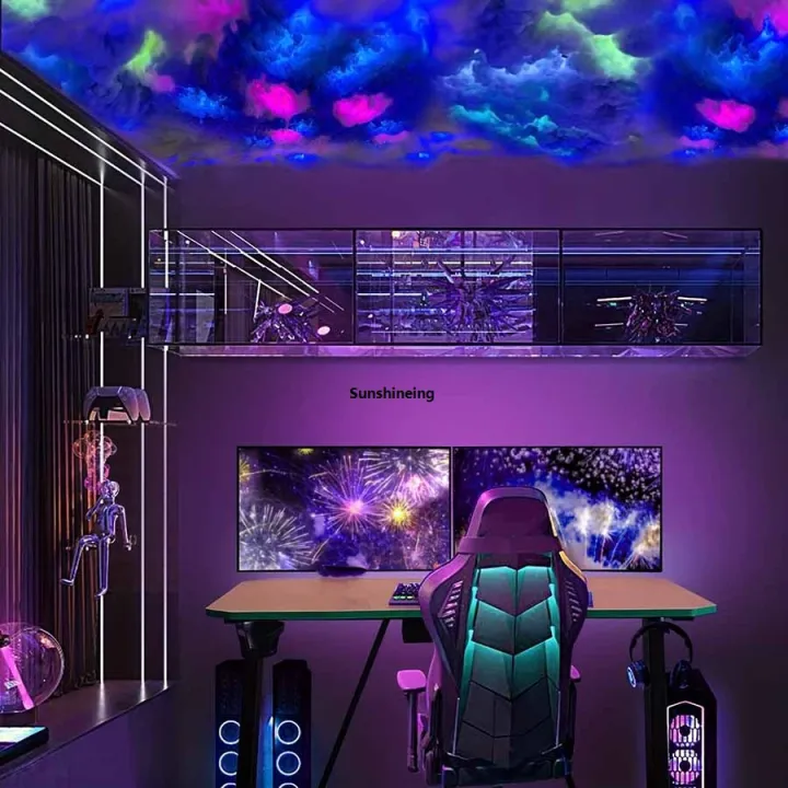 Night%20Light%20Decorative%20Color%20Light%20Adjustable%20Remote%20Control%20Plug%20USB9.83DLED%20Lightning%20Cloud%20Light%20with%20FT%20Ambiance%20Bedroom%20-%20Image%204