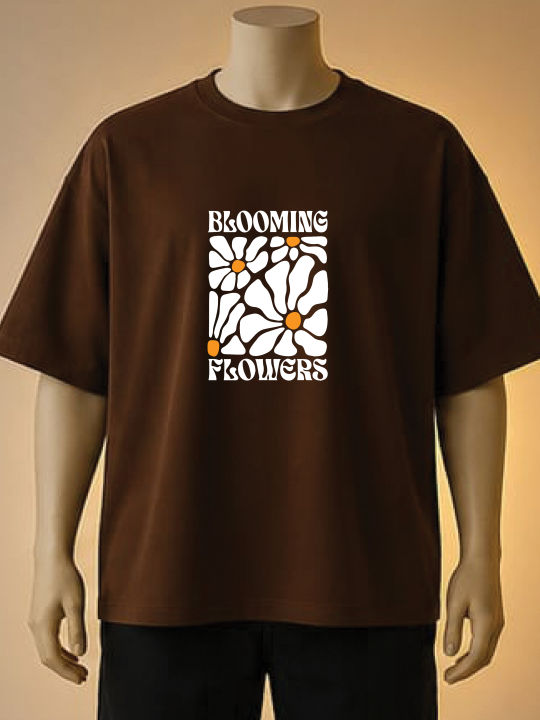 Blooming%20Flowers%20Printed%20Tshirt%20-%20Blue,%20Brown,%20Black%20-%20Image%203