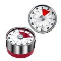 No Batteries Required Mechanical Kitchen Timer Magnetic Stand Stainless Steel Countdown Clock Loud Alarm Manual Operation Chef Cooking Timer Baking. 