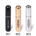 5ml ortable erfume izer efillable ay ottle Liquid Container ress ead ay ottle ottom Charge Sample ottle. 