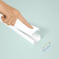 High Quality 1m Wire Conduit Rectangle Paintable Cable Trunking PVC Anti-extrusion Electric Wire Slot Office. 