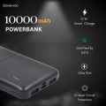 Daewoo Robust 1000 | 10000mAh Power Bank | 12W Smart Charging | Type C Output Input | 1 Year Warranty | Lithium Polymer | Compact Pocket Size. 