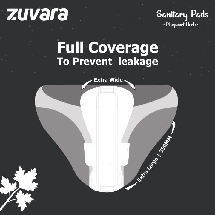 Zuvara%20Sanitary%20Pads%20-%20XXL%20-%20350%20mm%20(Pack%20of%2018)%20-%20%20Ultra+%20-%20Image%203