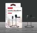 1.5m Wired Professional Lavalier Lightning Microphone for iPhone & iPad video. 