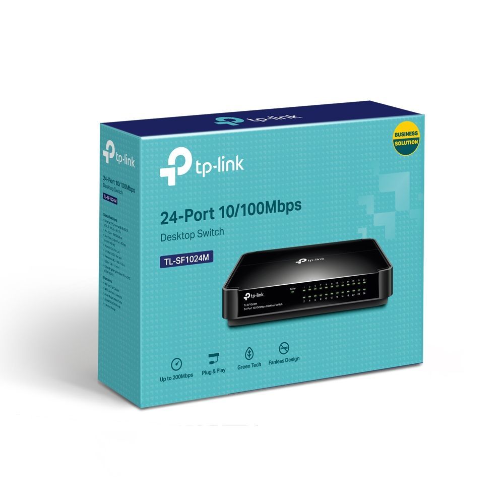 TP-Link 24 Port 10/100Mbps Desktop Switch TL-SF1024M Black
