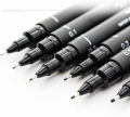 Sweet Journal 6PCS UNI Drawing Pen Ultra Fine Line Marker Black Ink 005 01 02 03 05 08 Micron Sketch Pen Art Supplies. 