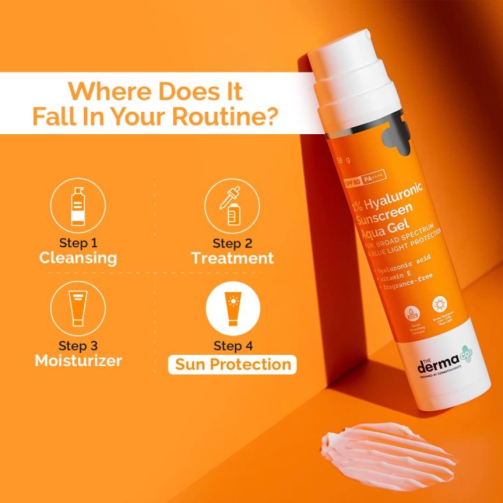 The%20Derma%20Co%201%25%20Hyaluronic%20Sunscreen%20Aqua%20Gel%2050g%20Pa+++%20-%20Image%202