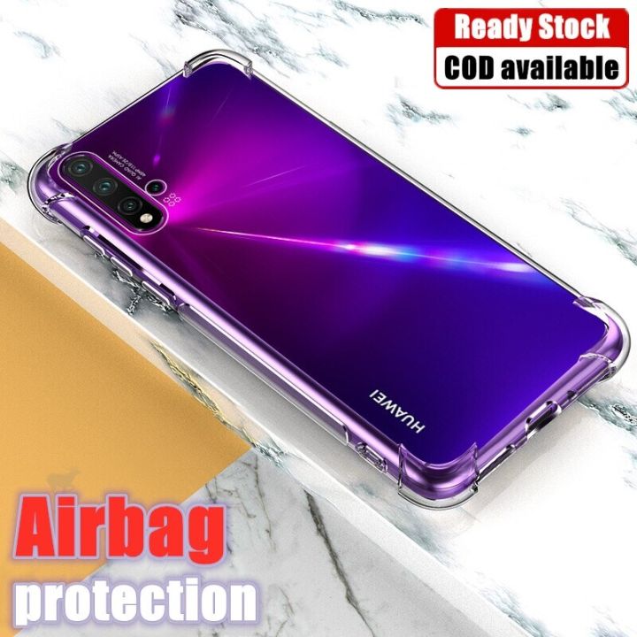 lthmy for Huawei Nova 5T YAL-L21 L61 L71 L61D Soft Gel Jelly Case Transparent Full Protective Anti-Scratch Resistant Back Cover Skin