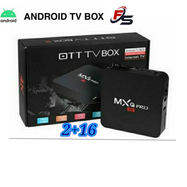 4K Smart Tv Box Android Media Player Wifi / Lan / Hdmi / Dina -2GB Ram ...