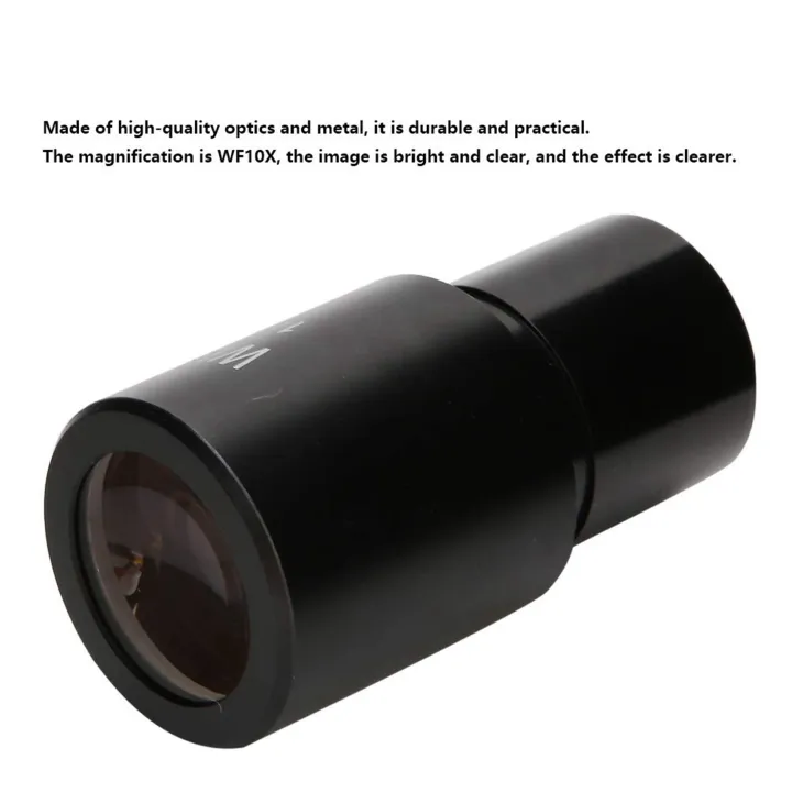2pcs%2010X%20Microscope%20Eyepiece%20Wide%20Angle%20Optical%20Lenses%20Adapter%20Field%2018mm%20Professional%20Ocular%20Lens%20Standard%20-%20Image%203