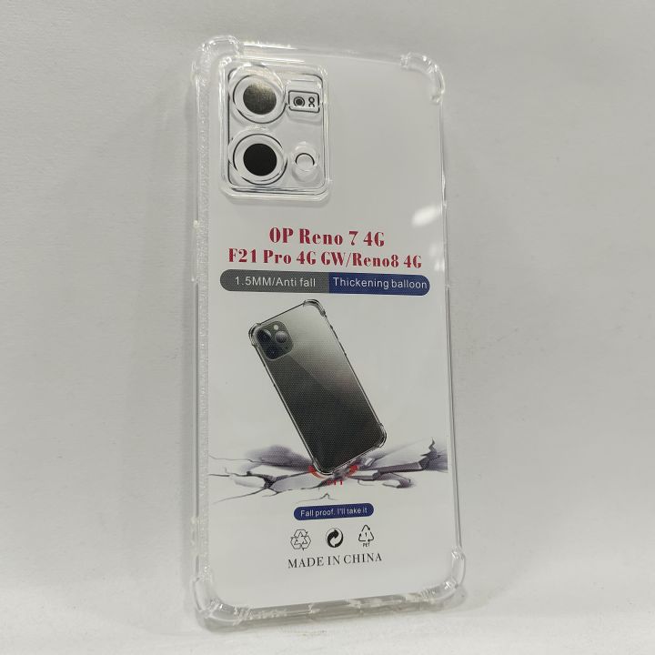 Oppo%20F21%20Pro%204G%20/Reno%207%204G%20/Reno%208%204G%20Cover%20(Same%20Size)%20Clear%20Transparent%20Shockproof%20Soft%20Tpu%20Cover%20Case%20-%20Image%202