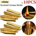 Wenefang 1-10pcs Palo Santo Scented Aroma Sticks Natural Crude Wood Strips Room Fragrance Strip Peru Flavor Yoga Healing for Purifying. 