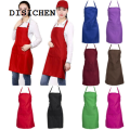 DISICHEN 【2025 Version】 2019 solid Men Lady Woman Apron Home Kitchen Chef Aprons Restaurant Cooking Baking Dress Fashion Apron. 