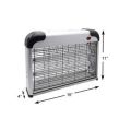 KILL PEST ALUMINIUM ELECTRIC INSECT/BUG FLY KILLER. 