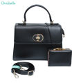 Chrisbella Black Handbag For Women. 