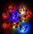Bizzy 1 Pc LED Butterfly Night Light Color Changing Light Lamp Beautiful Home Decorative Wall Nightlights Glow In The Dark Led Butterfly Night Light Led Color Changing For Kids Room. 