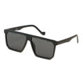 Gorkha Brand Unique Design Trendy Polarized Premium Quality Matte Black Sunglasses For Men. 