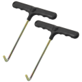(GGBR) 2Pcs Trampoline Spring Pull Tool, Trampoline Puller T-Hook Spring Puller Tool. 