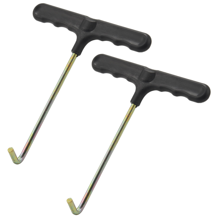 (GGBR) 2Pcs Trampoline Spring Pull Tool, Trampoline Puller T-Hook Spring Puller Tool