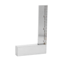 Machinist Square Tool 90-Degree Right Carpenter Measuring Tool Right Angle Ruler L-Type Square Ruler with Wide Base A. 