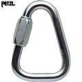 Petzl Delta N 10 Screwlink - Triangular Quick Link for Climbing Anchors. 