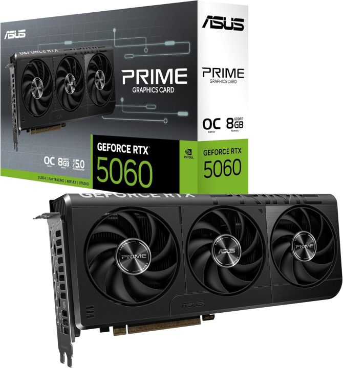 ASUS PRIME-GEFORCE-RTX 5060-8GB GDDR7