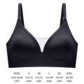 Latex Seamless Underwear Women No Steel Ring Lace Tube Top Gathered Sports Pure Color Breastfeeding Anti-sagging Bra. 