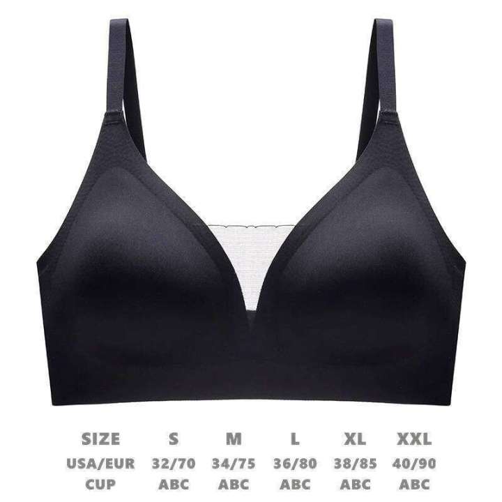 Latex%20Seamless%20Underwear%20Women%20No%20Steel%20Ring%20Lace%20Tube%20Top%20Gathered%20Sports%20Pure%20Color%20Breastfeeding%20Anti-sagging%20Bra%20-%20Image%207