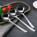 Stainless Steel Spoon Long Handle Tablespoons Hot Pot Soup Ladle Ramen Noodles Scoop Kitchen Tableware Cooking Utensils. 